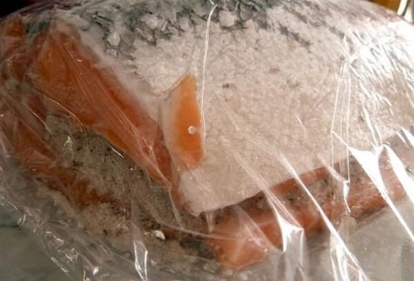 Saumon salé en sachet
