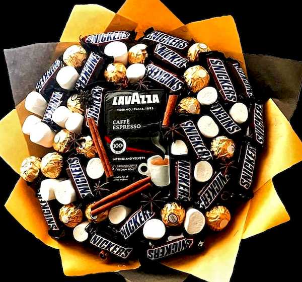 Bouquets de bonbons pour garçons et hommes