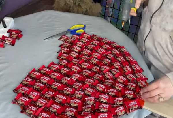 Bouquet de bonbons doux coeur 3