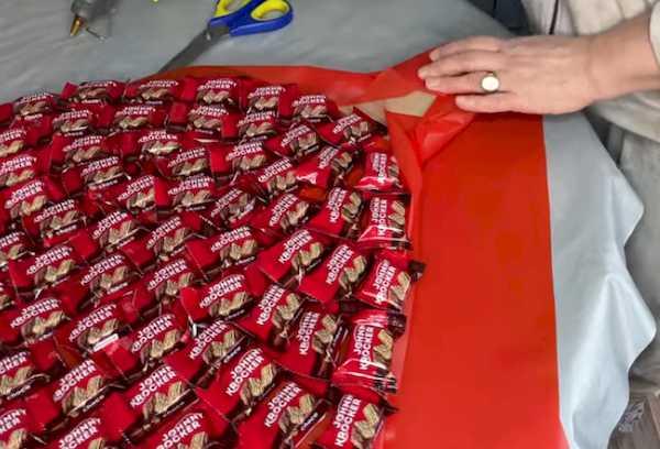 Bouquet de bonbons doux coeur 4