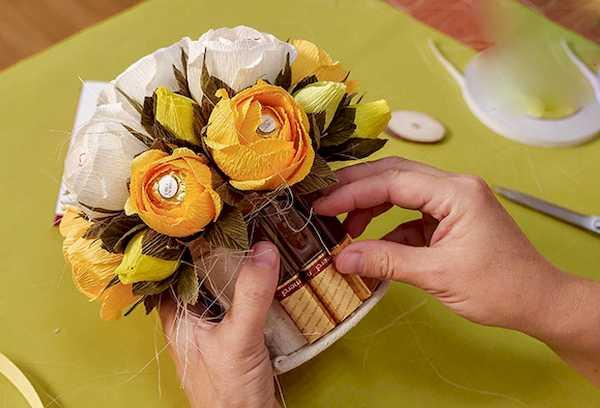 Bouquet laconique de Ferrero Rocher 7