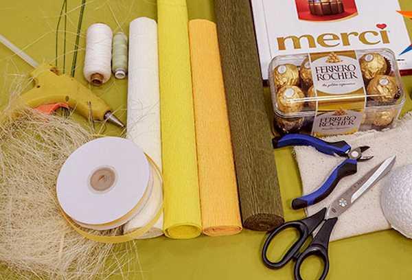 Bouquet laconique de Ferrero Rocher