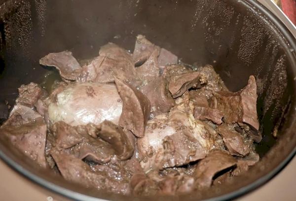 Foie de boeuf dans une mijoteuse