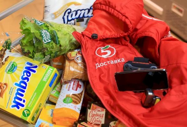 Commande de produits auprès des services Pyaterochka