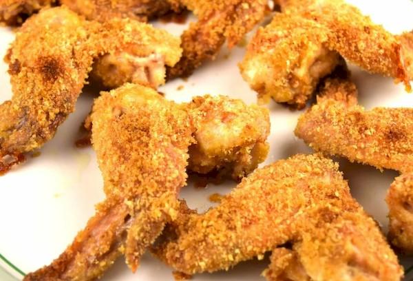 Ailes de poulet panées
