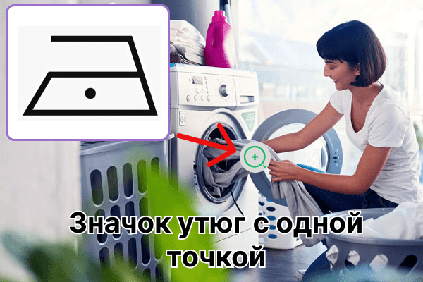 Icône de fer avec un point