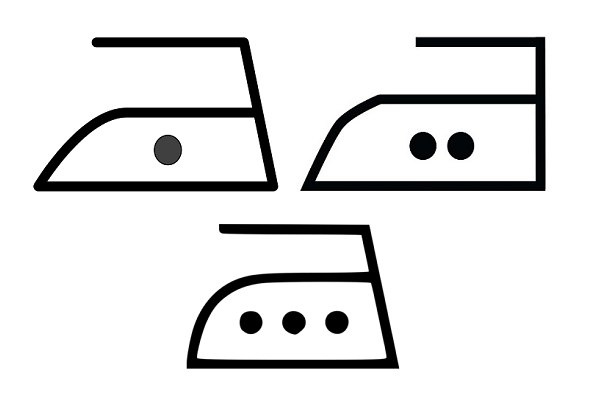 icône de fer avec des points