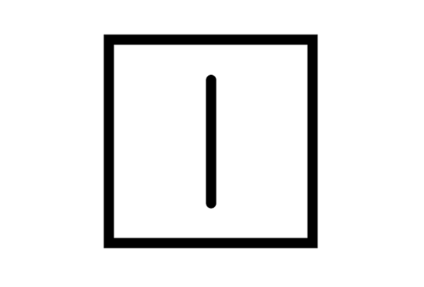 Icône de séchage vertical