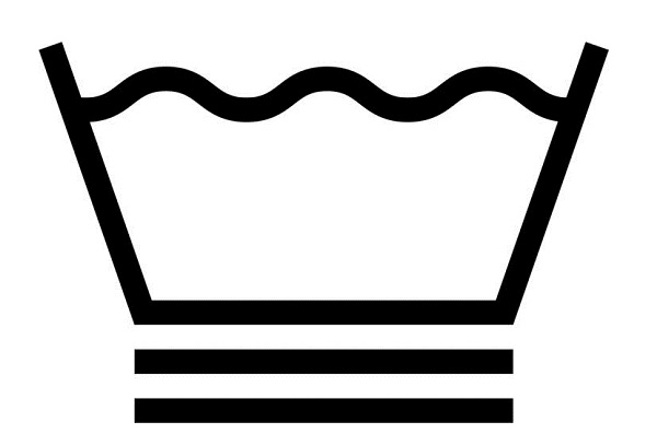 Vasque à enseigne délicate à rayures