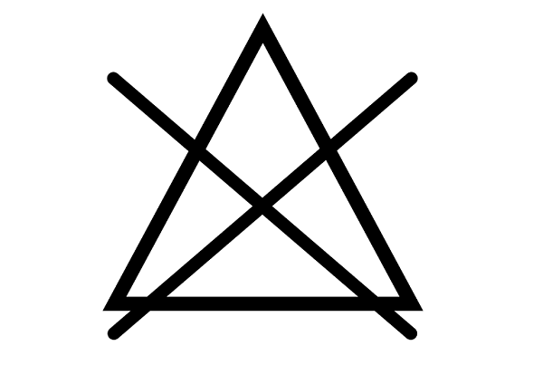 Aucune icône de blanchiment