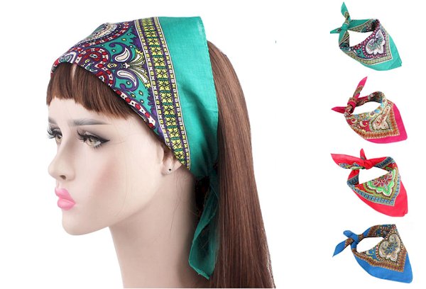 Bandana d'une écharpe