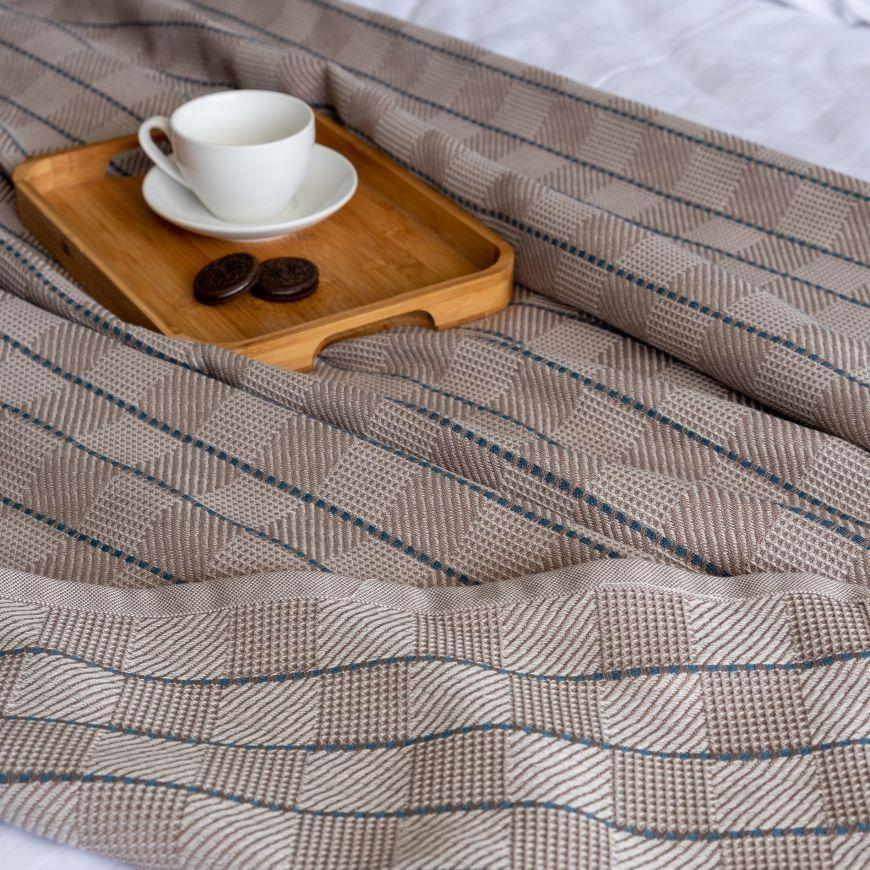 Couvre-lit gaufré de la collection textile d'intérieur