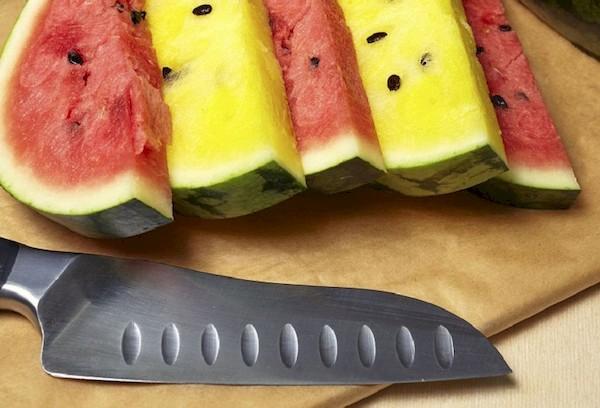 Pastèque jaune et rouge