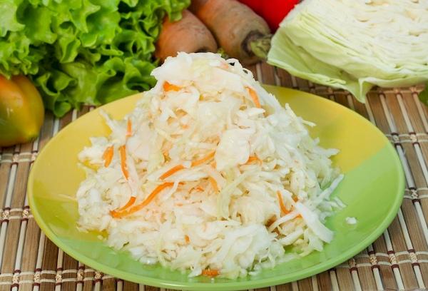 Chou mariné aux carottes