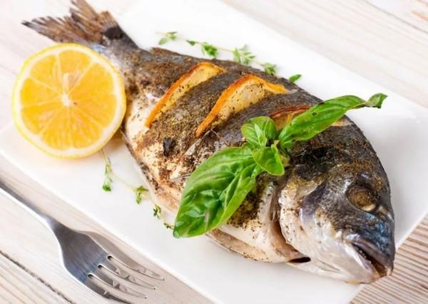 Poisson de mer au four