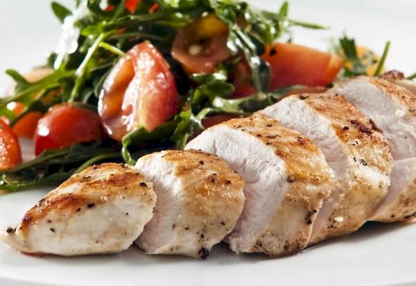 Poitrine de poulet au four.