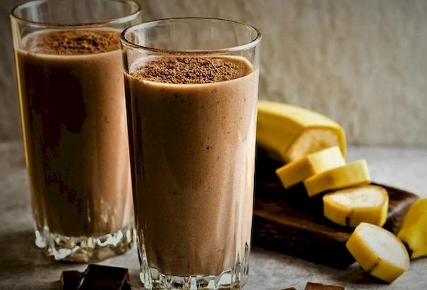 Kéfir à la banane et au chocolat