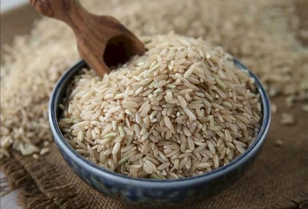 Céréales de riz brun