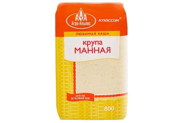 Semoule en emballage