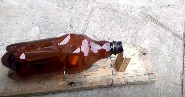Piège à souris d'une bouteille - méthode 2