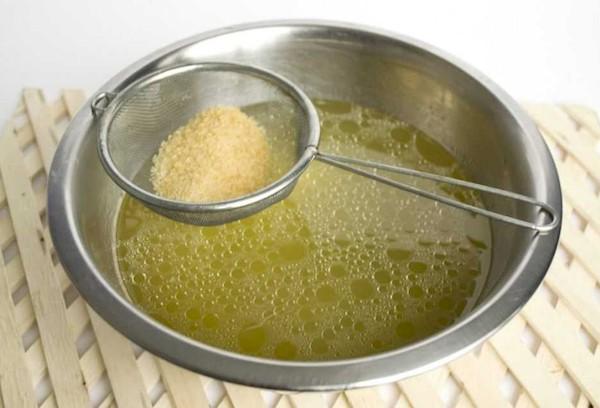 Dilution de la gélatine