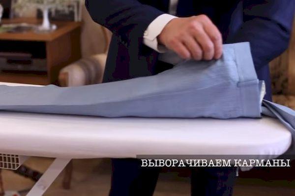 Les poches des pantalons sont les premières à être repassées.