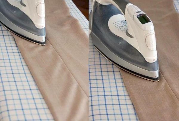 Pantalon avec flèches à repasser